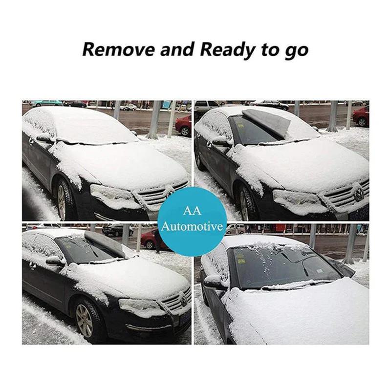 Car snow blocking magnetic sunshade